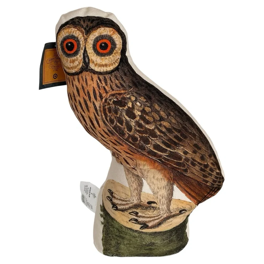 John Derian Barn Owl Throw Pillow